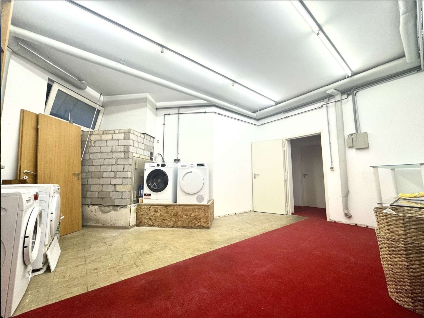 Waschraum im Keller